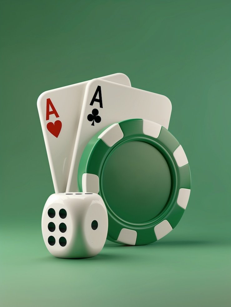 Aliran permainan Caribbean Stud Poker dengan dealer dan pemain di meja mega 388